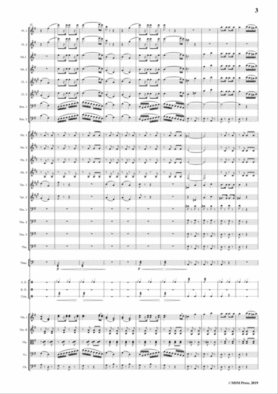 Johann Strauss II-Unter Donner und Blitz,Op.324,for Orchestra Full Orchestra scores gallery preview page 5