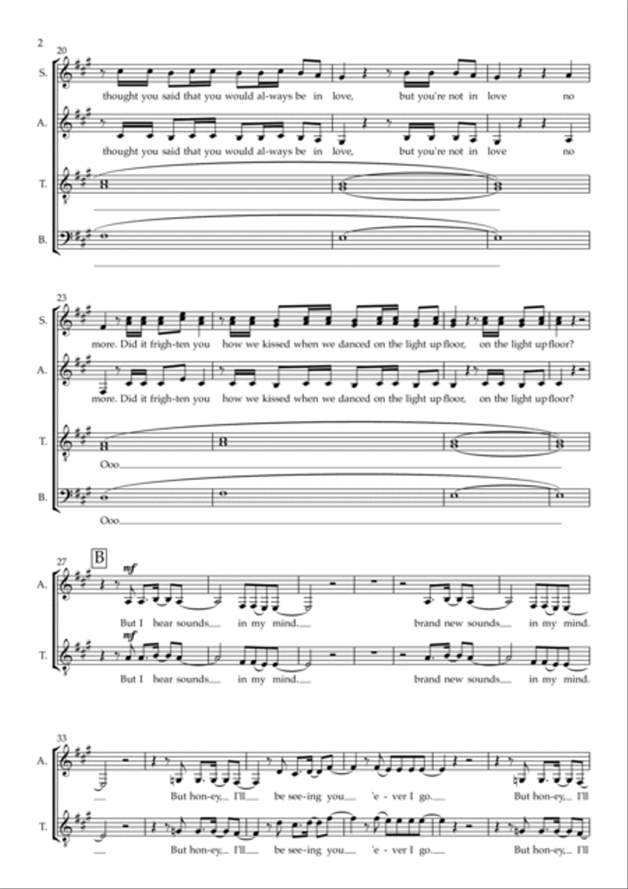 Green Light 4-Part scores gallery preview page 2