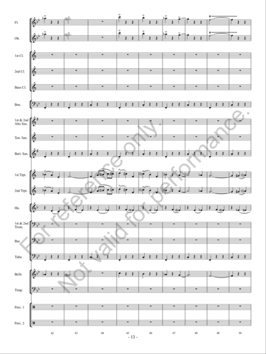 A Haunted Trilogy A Haunted Trilogy Concert Band scores gallery preview page 14
