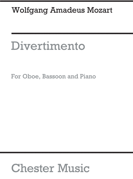 Divertimento (Oboe/Bassoon/Piano)