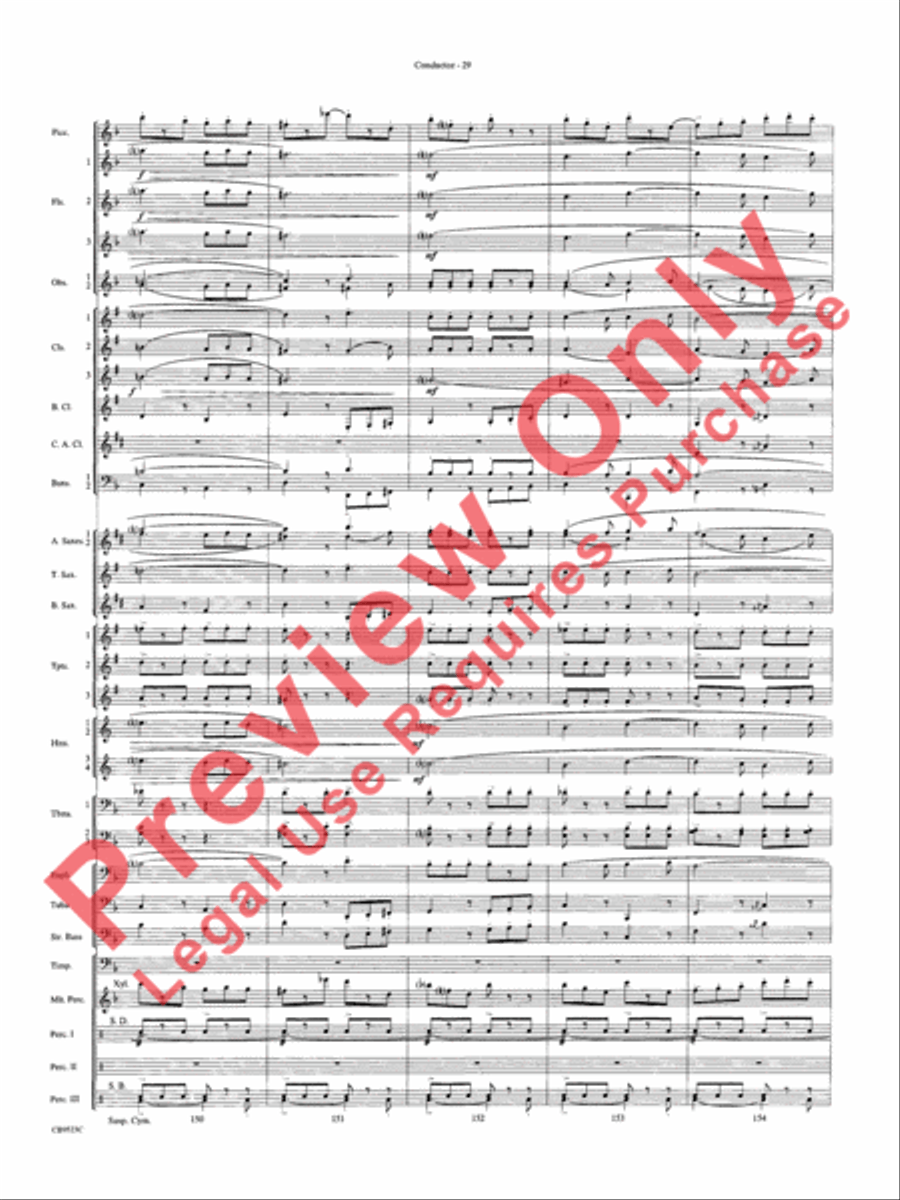 The Wizard of Oz Concert Band scores gallery preview page 32
