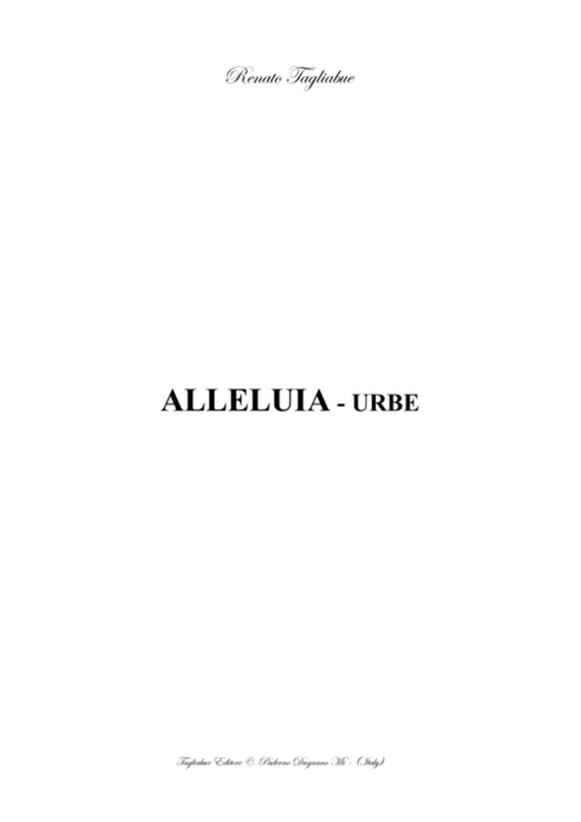 ALLELUIA Urbe - Tagliabue - For SATB Choir and Organ image number null