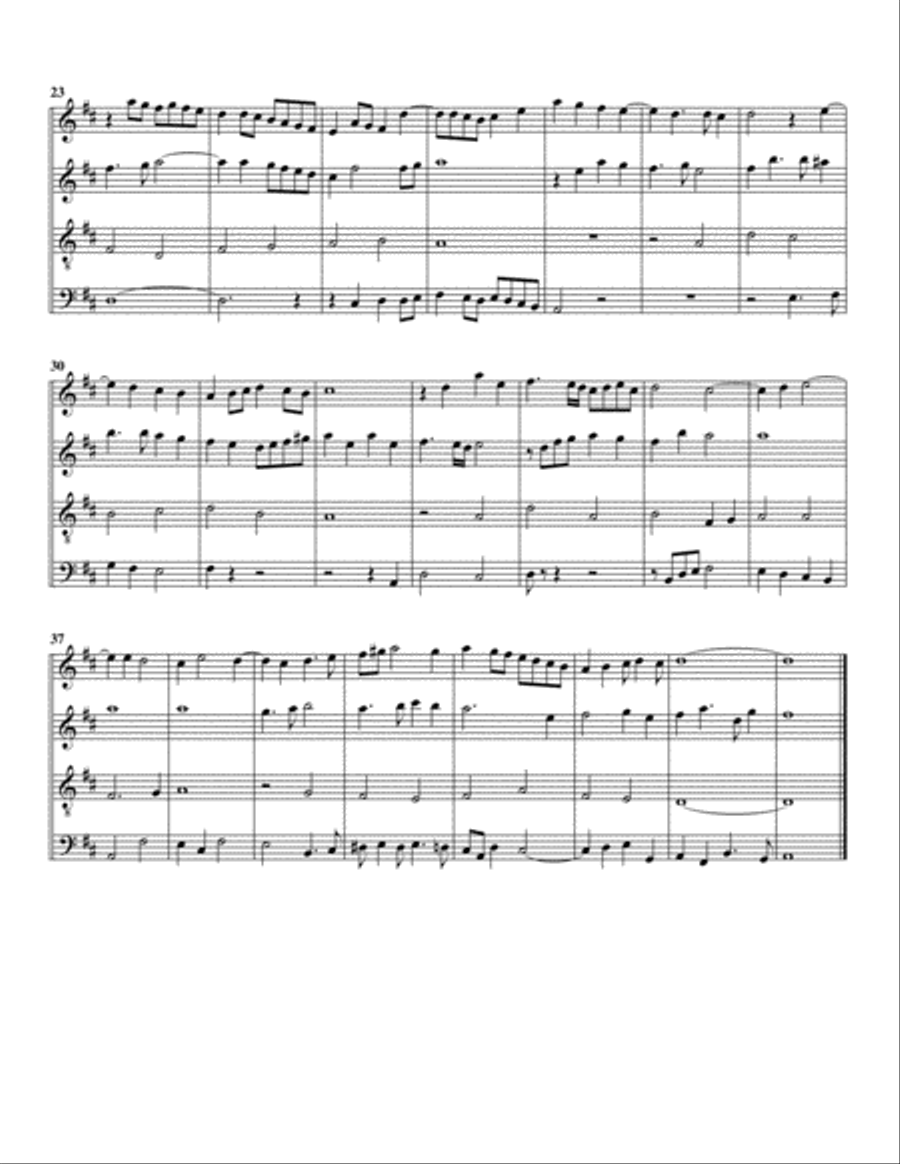 Est ist das Heil uns kommen her (arrangement for 4 recorders) Recorder scores gallery preview page 2
