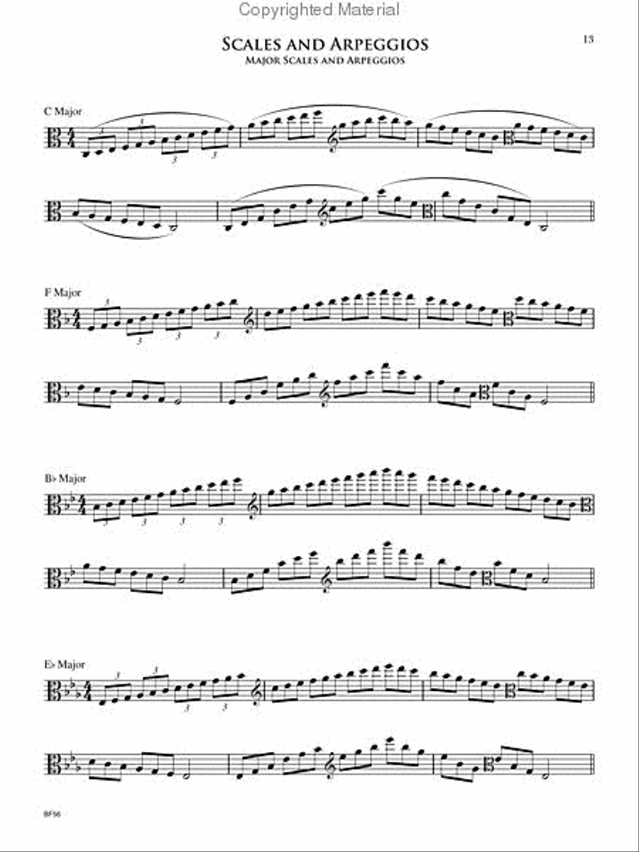 Protocol: A Guide to the Collegiate Audition Process for Viola Viola scores gallery preview page 2