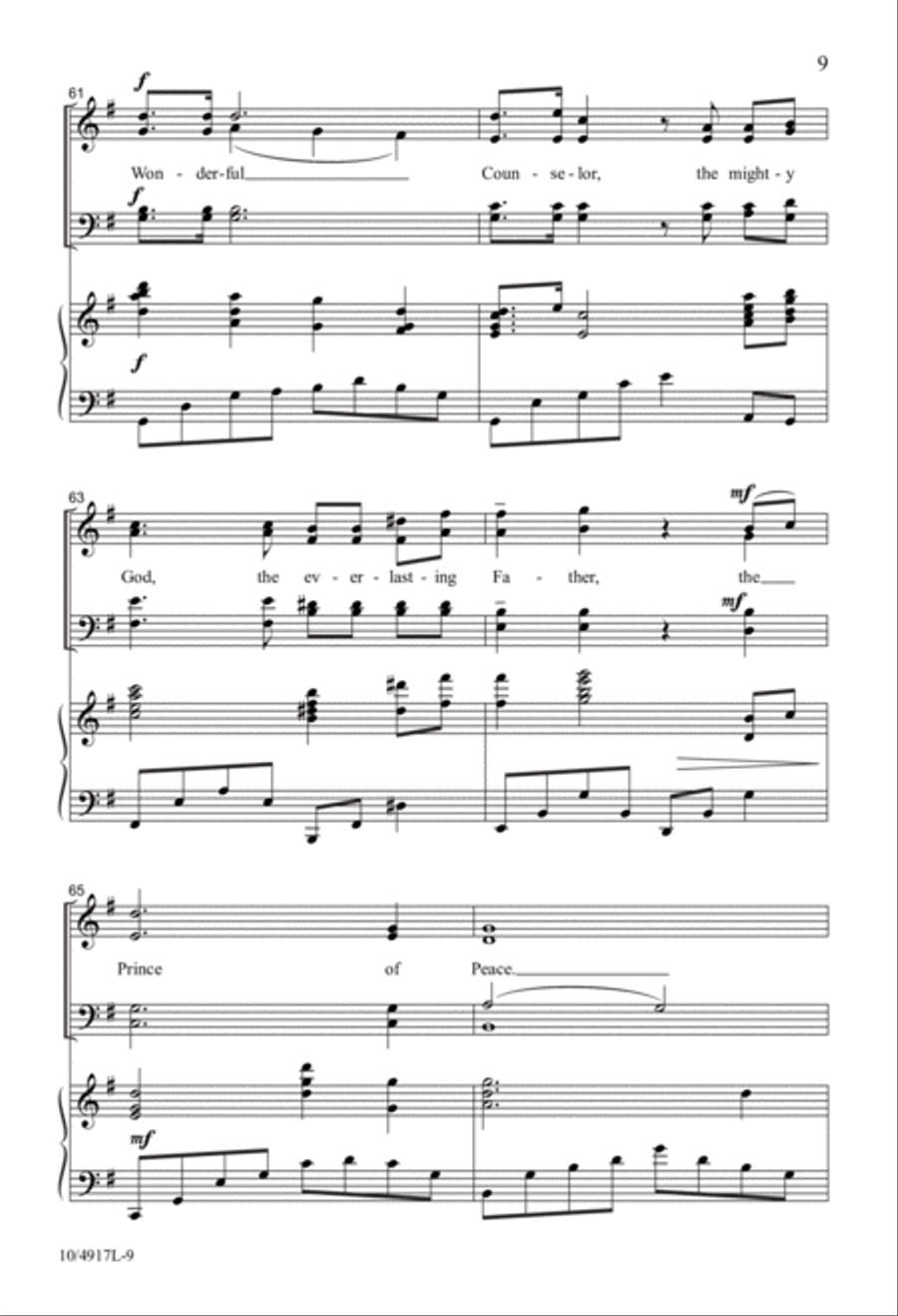 A Child Is Born A Child Is Born 4-Part scores gallery preview page 9
