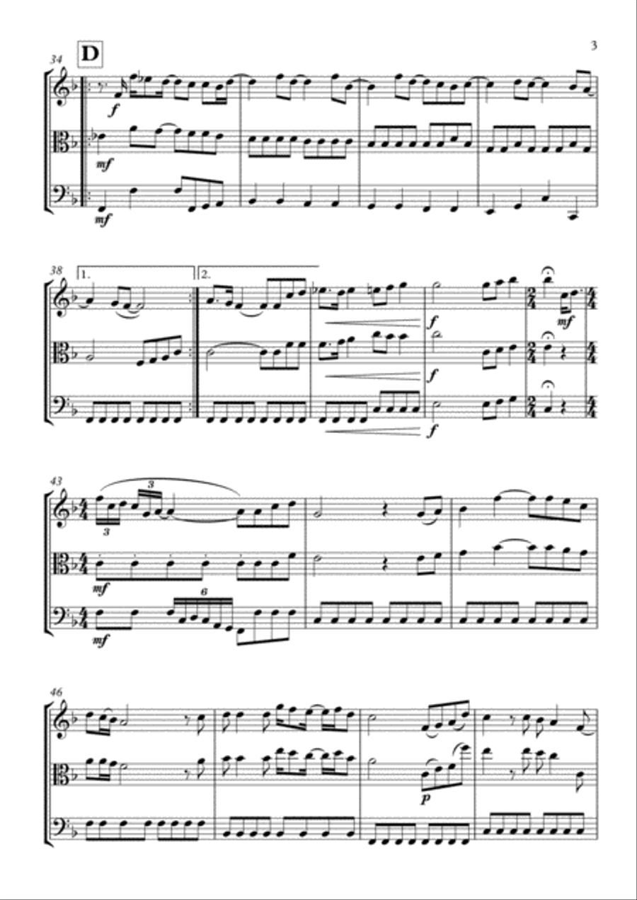 Hey Jude String Trio scores gallery preview page 4