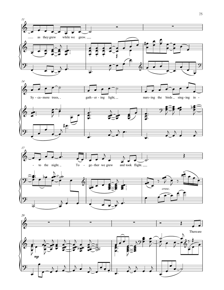 Sycamore Trees Voice scores gallery preview page 2