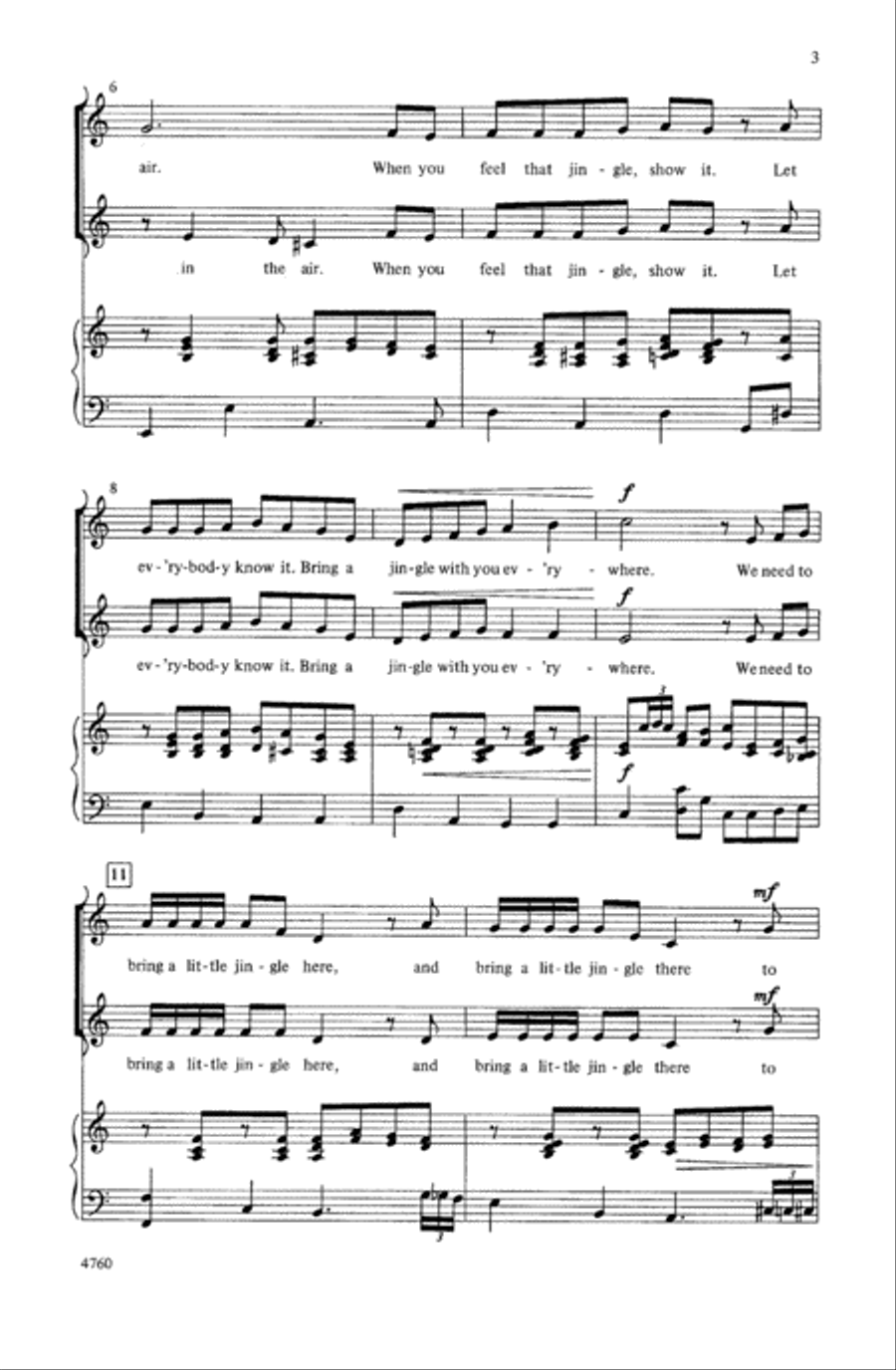 Bring a Little Jingle Bring a Little Jingle Choir scores gallery preview page 2