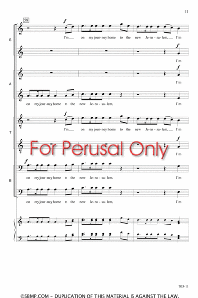 To the New Jerusalem - SATB divisi Octavo image number null