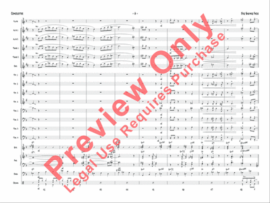Big Swing Face Jazz Ensemble scores gallery preview page 9