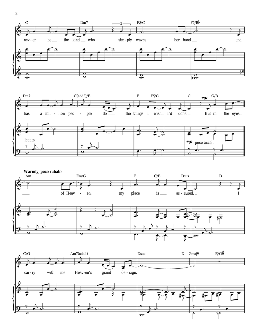 Christmas Lullaby (from Songs for a New World) Piano, Vocal scores gallery preview page 2