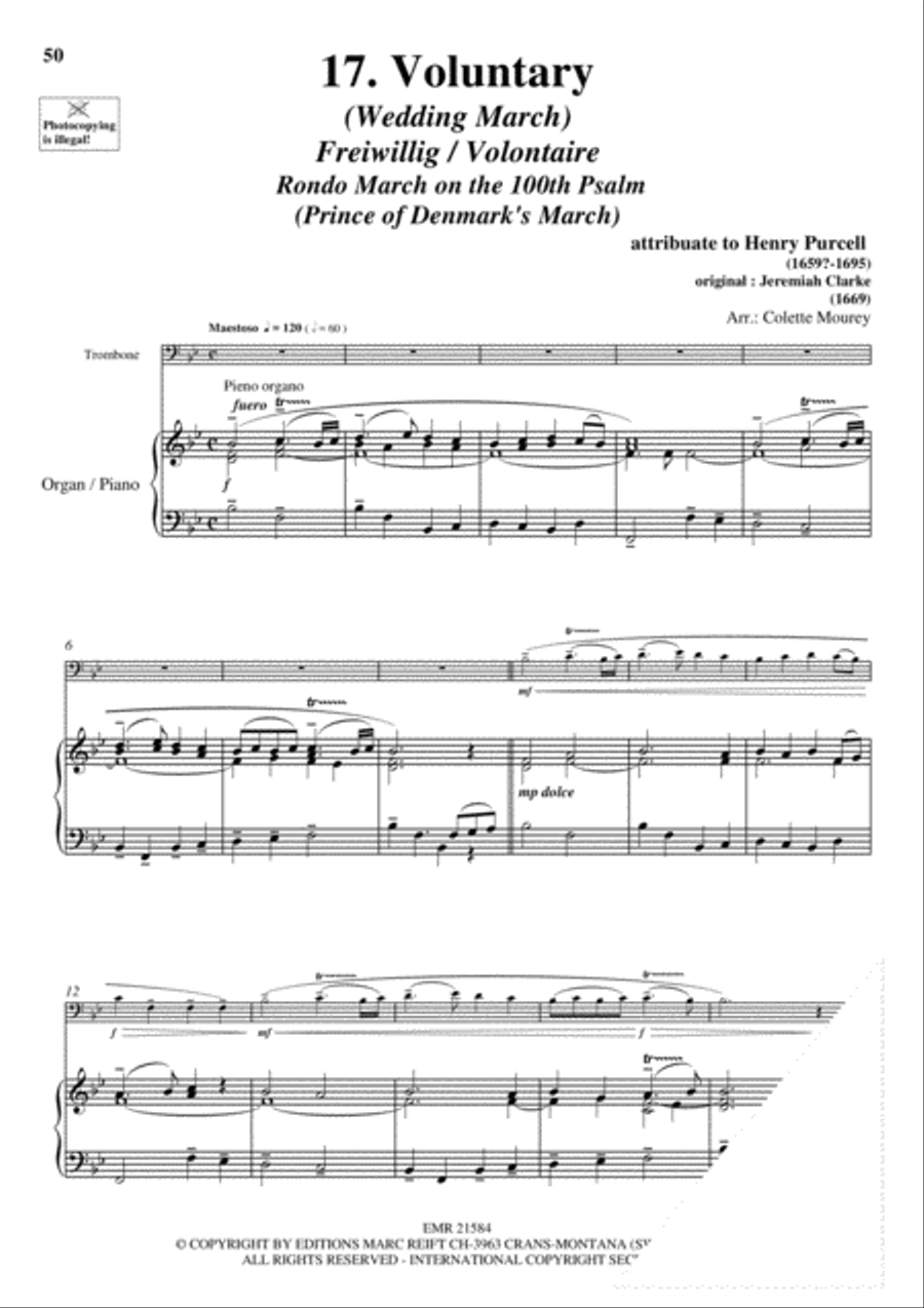 20 Greatest Wedding Solos Organ scores gallery preview page 19