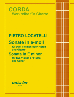 Book cover for Sonate in e-moll op. 5/2