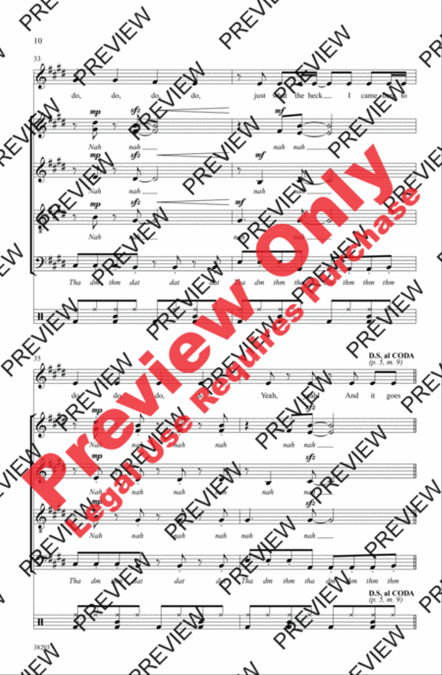 Dynamite 4-Part scores gallery preview page 10