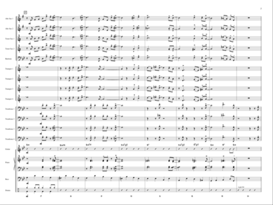 Minor Details Jazz Ensemble scores gallery preview page 4