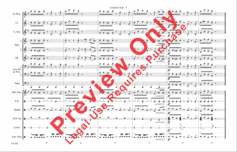 Funkytown Funkytown Marching Band scores gallery preview page 10