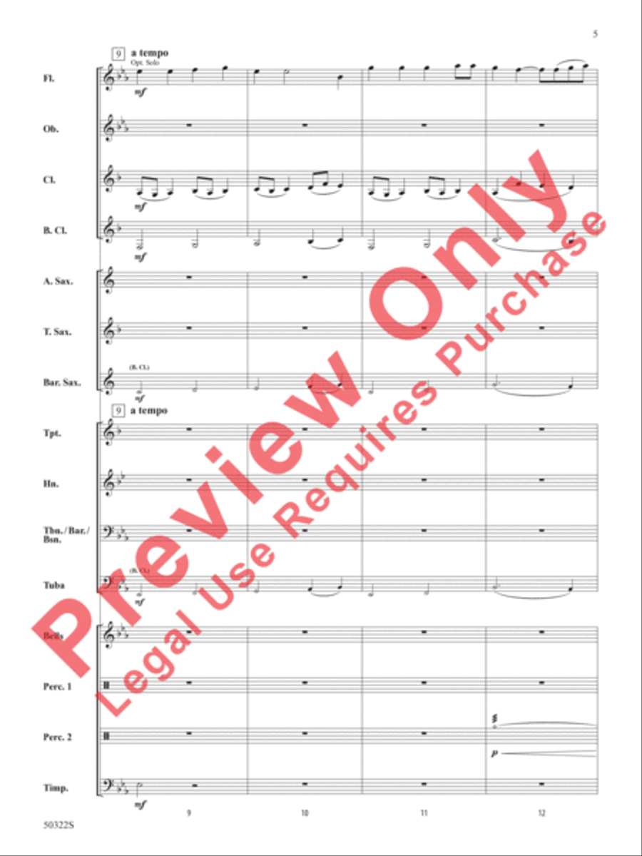 A Scottish Hymn A Scottish Hymn Concert Band scores gallery preview page 6