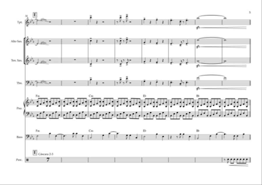 Blinding Lights Jazz Ensemble scores gallery preview page 6