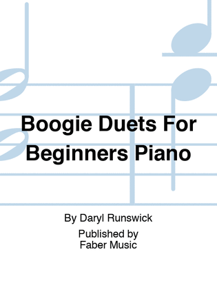 Boogie Duets For Beginners Piano