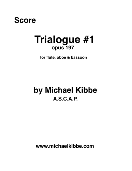Trialogue #1, opus 197 image number null