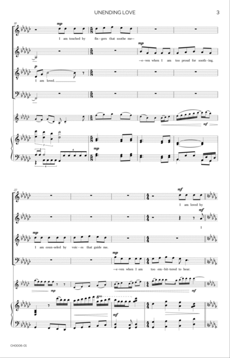 Unending Love 4-Part scores gallery preview page 5