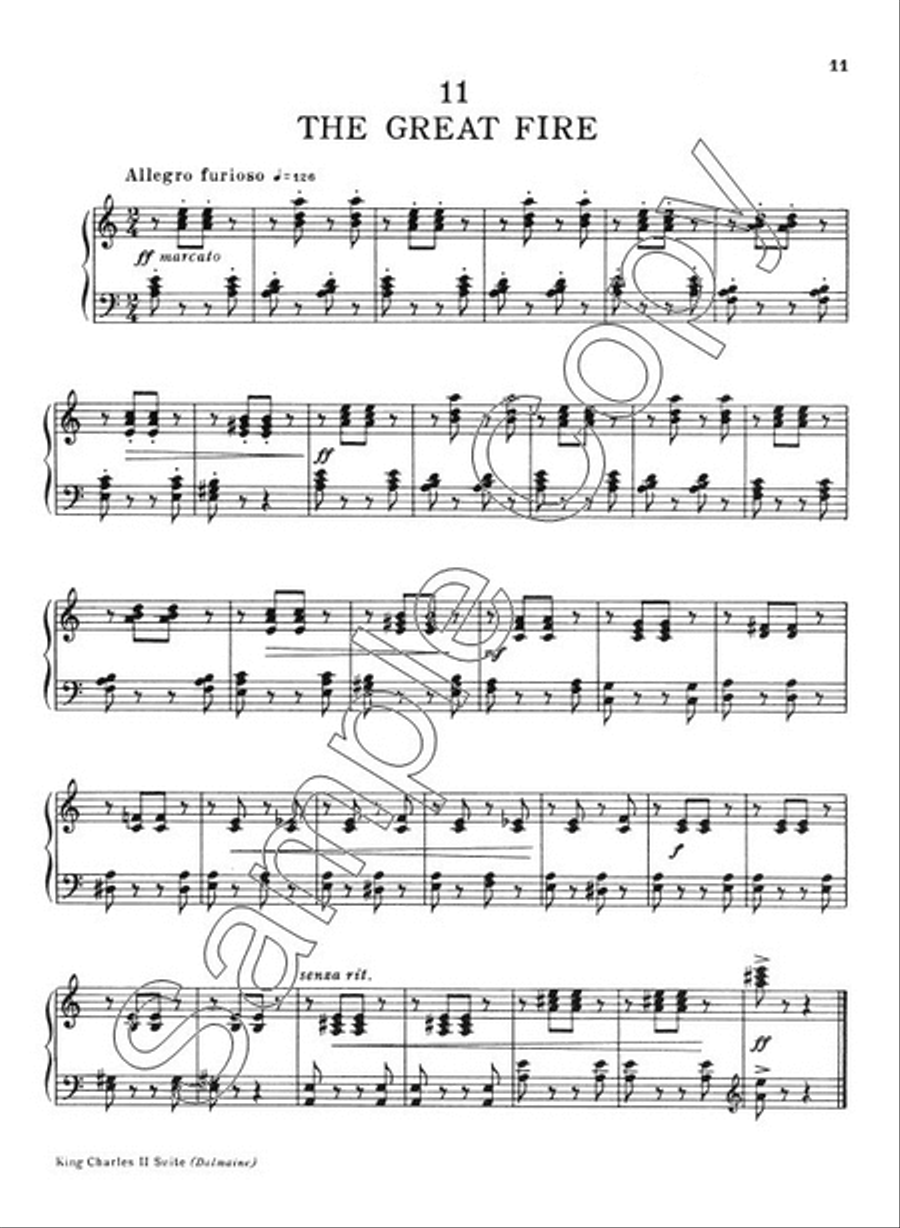 King Charles Suite II Piano Solo scores gallery preview page 4