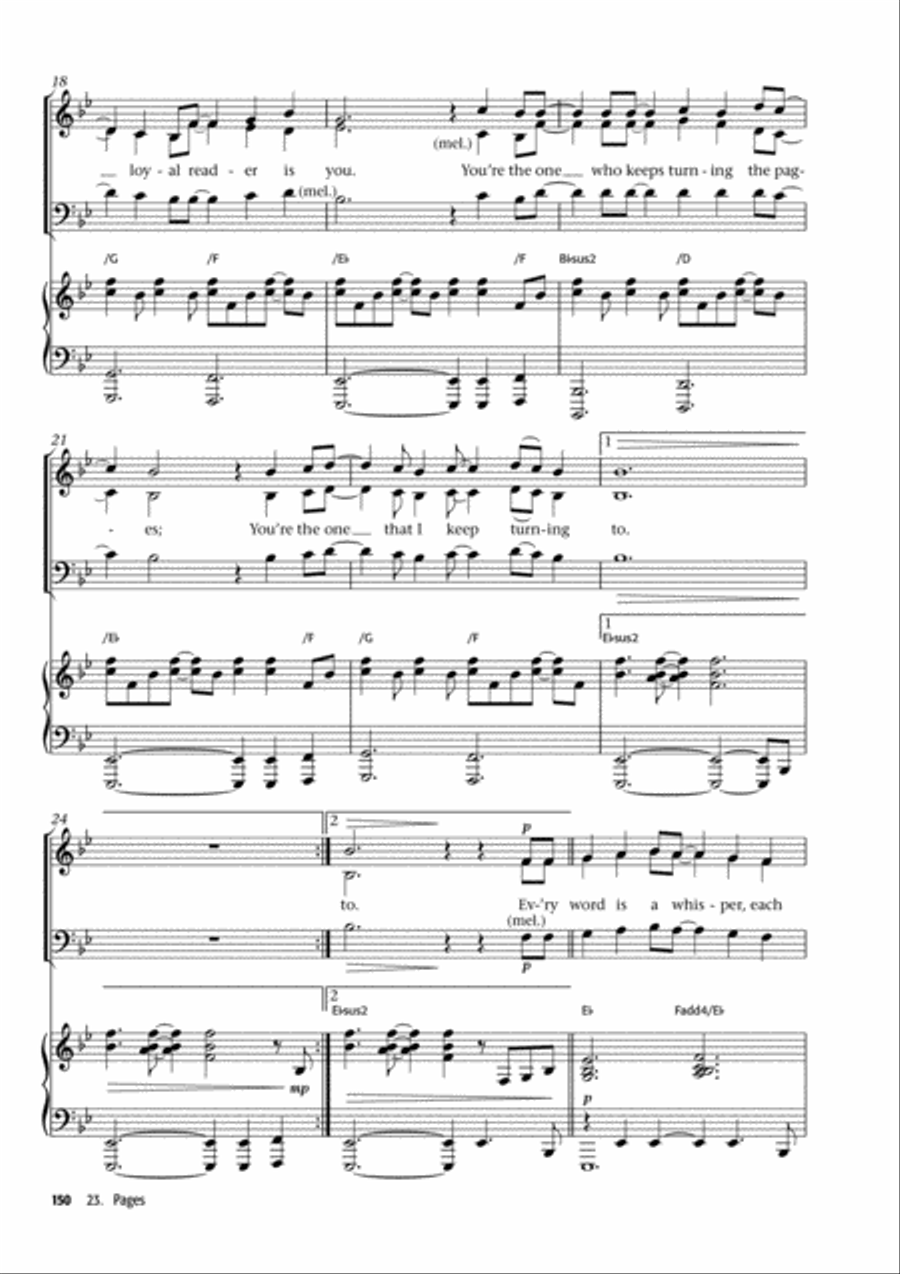 Popular Voiceworks 1 4-Part scores gallery preview page 37