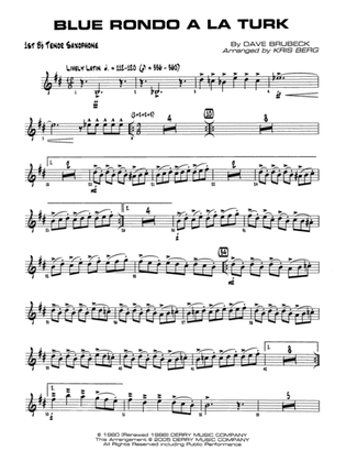 Blue Rondo a la Turk: B-flat Tenor Saxophone