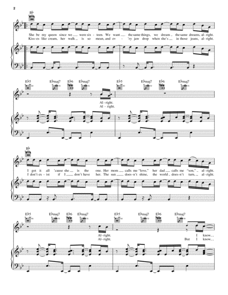 Steal My Girl sheet music for voice, piano or guitar v2