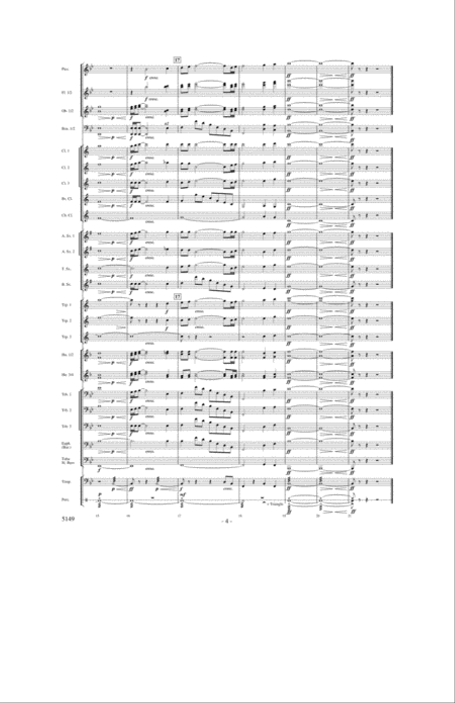 Also Sprach Zarathustra Also Sprach Zarathustra Concert Band scores gallery preview page 4