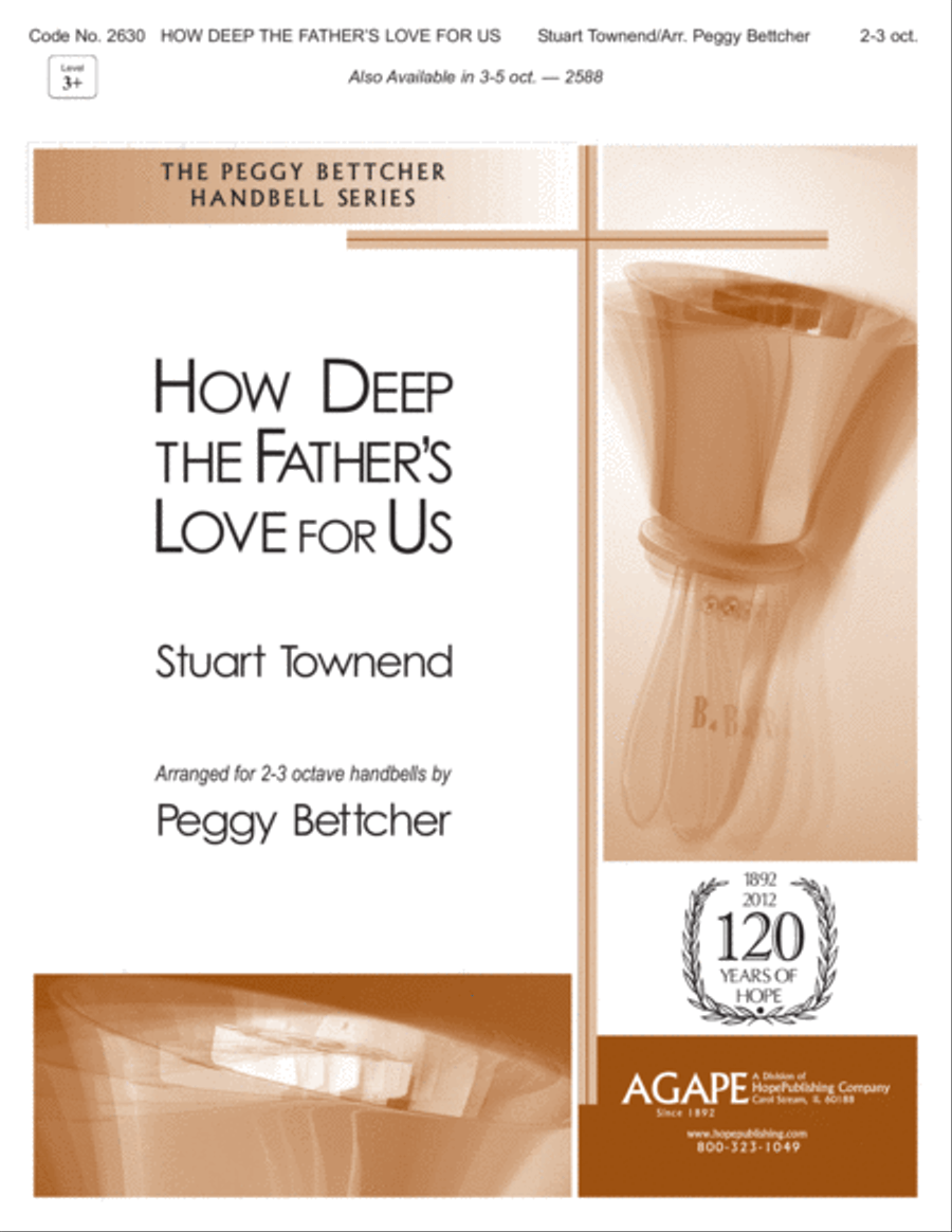 How Deep the Father's Love for Us Handbell Choir scores gallery preview page 1