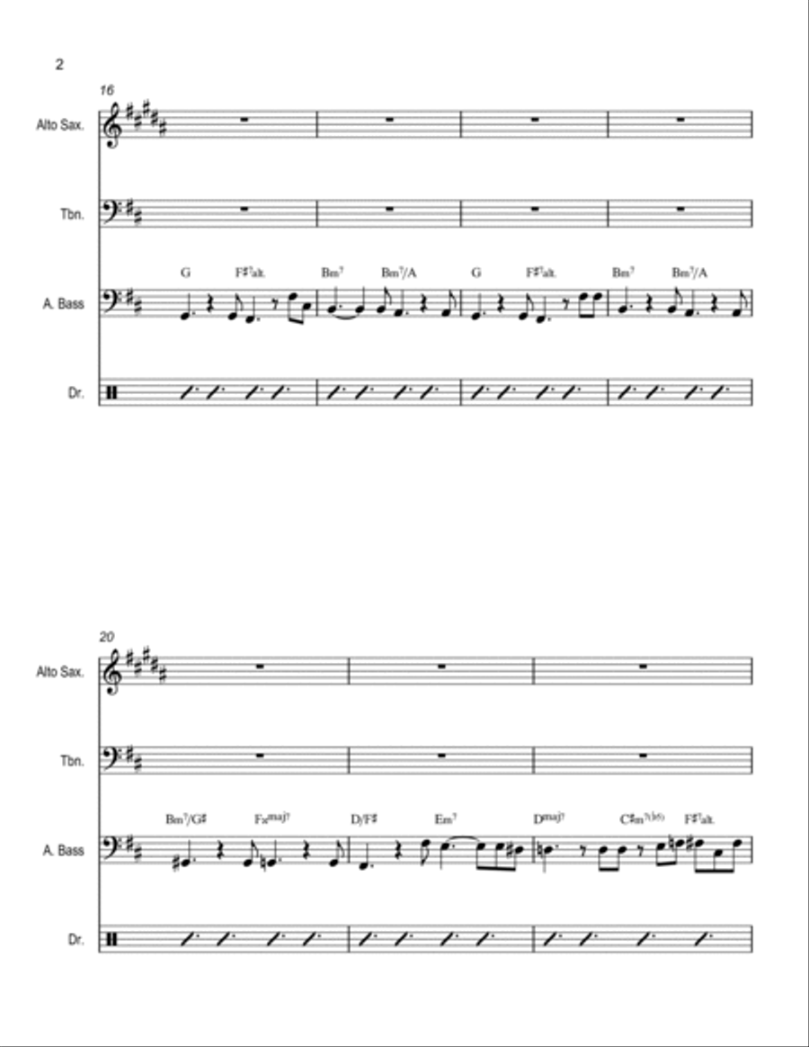 Feeling Good Small Ensemble scores gallery preview page 2