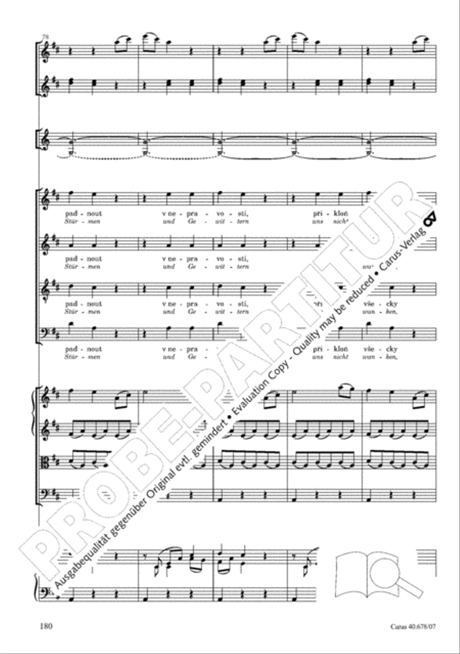 Missa pastoralis bohemica 4-Part scores gallery preview page 193