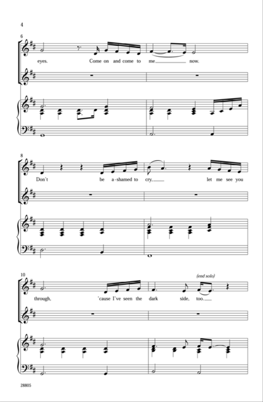 I'll Stand by You I'll Stand by You Women's Choir scores gallery preview page 3