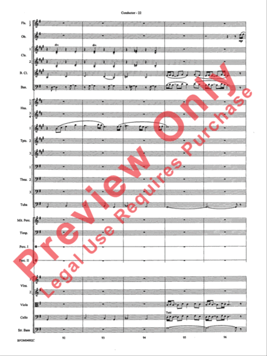 Prairiesong Full Orchestra scores gallery preview page 25