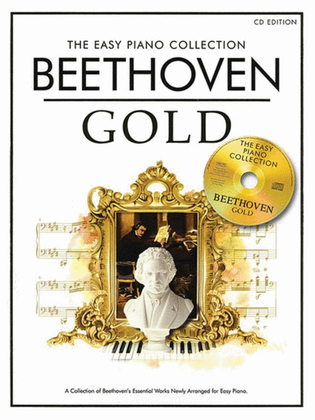 Book cover for Easy Piano Collection Beethoven Gold Book/CD