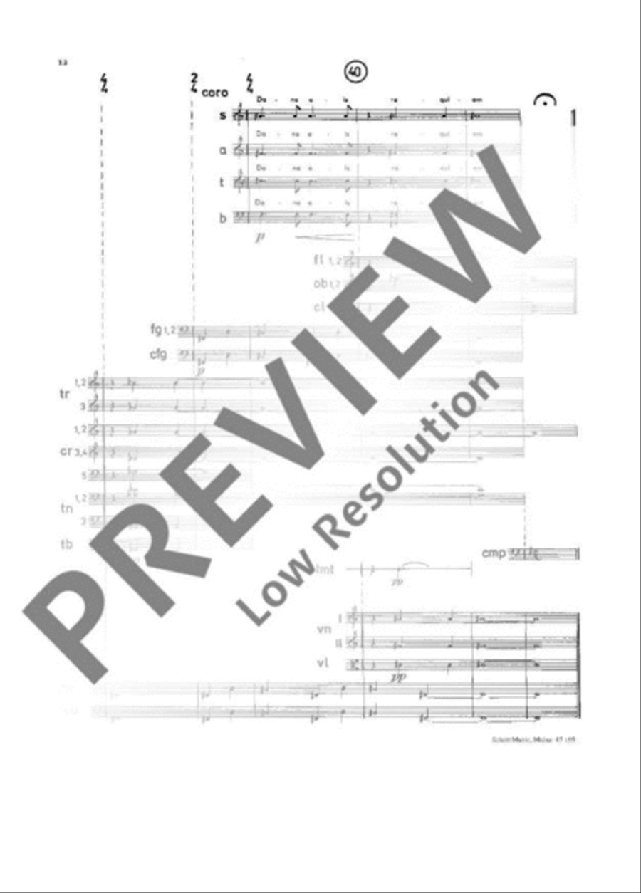 Lacrimosa Lacrimosa 4-Part scores gallery preview page 13
