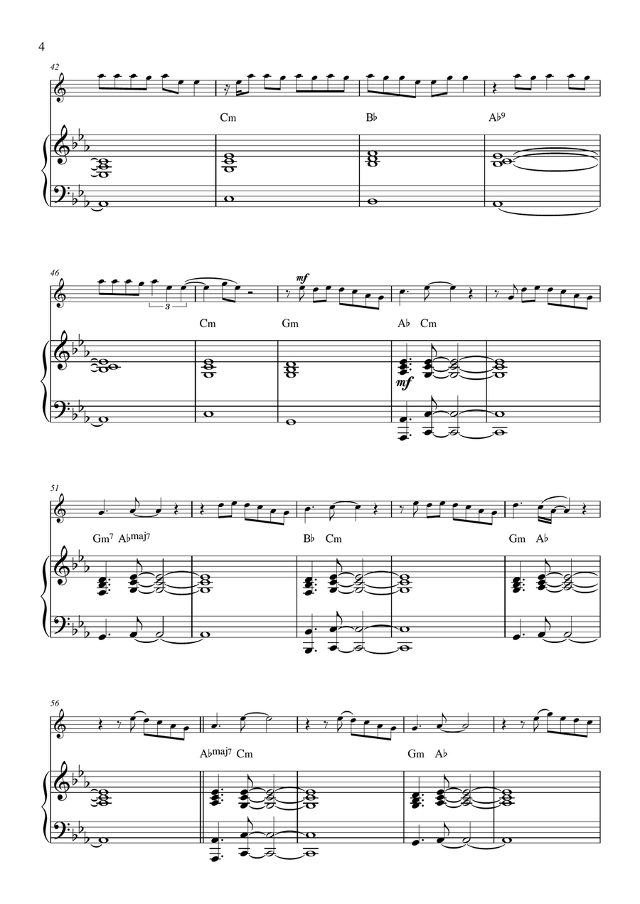 Bruises Alto Saxophone scores gallery preview page 4