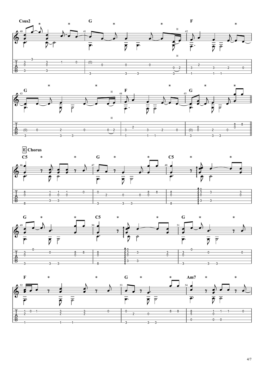 Check It Out Acoustic Guitar scores gallery preview page 4