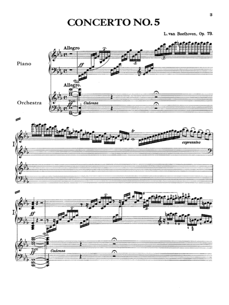 Piano Concerto No. 5 in E-flat, Op. 73