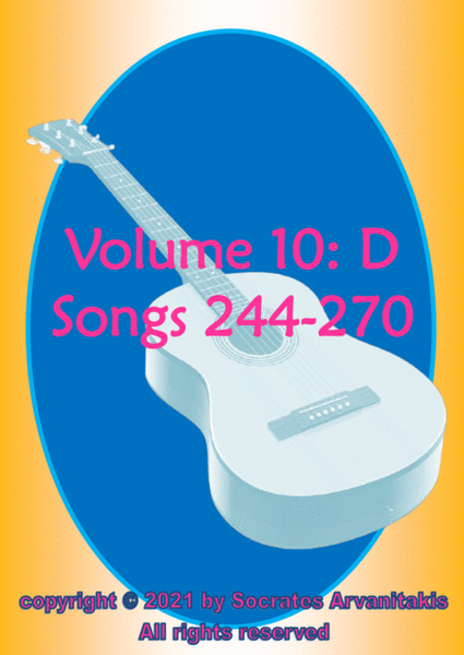 Folk Songs For Classical Guitar - Volume 10 (Songs 244-270) image number null