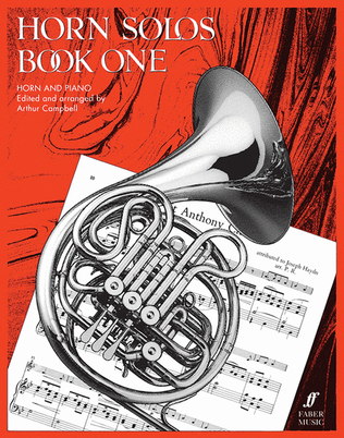 Book cover for Horn Solos, Book 1