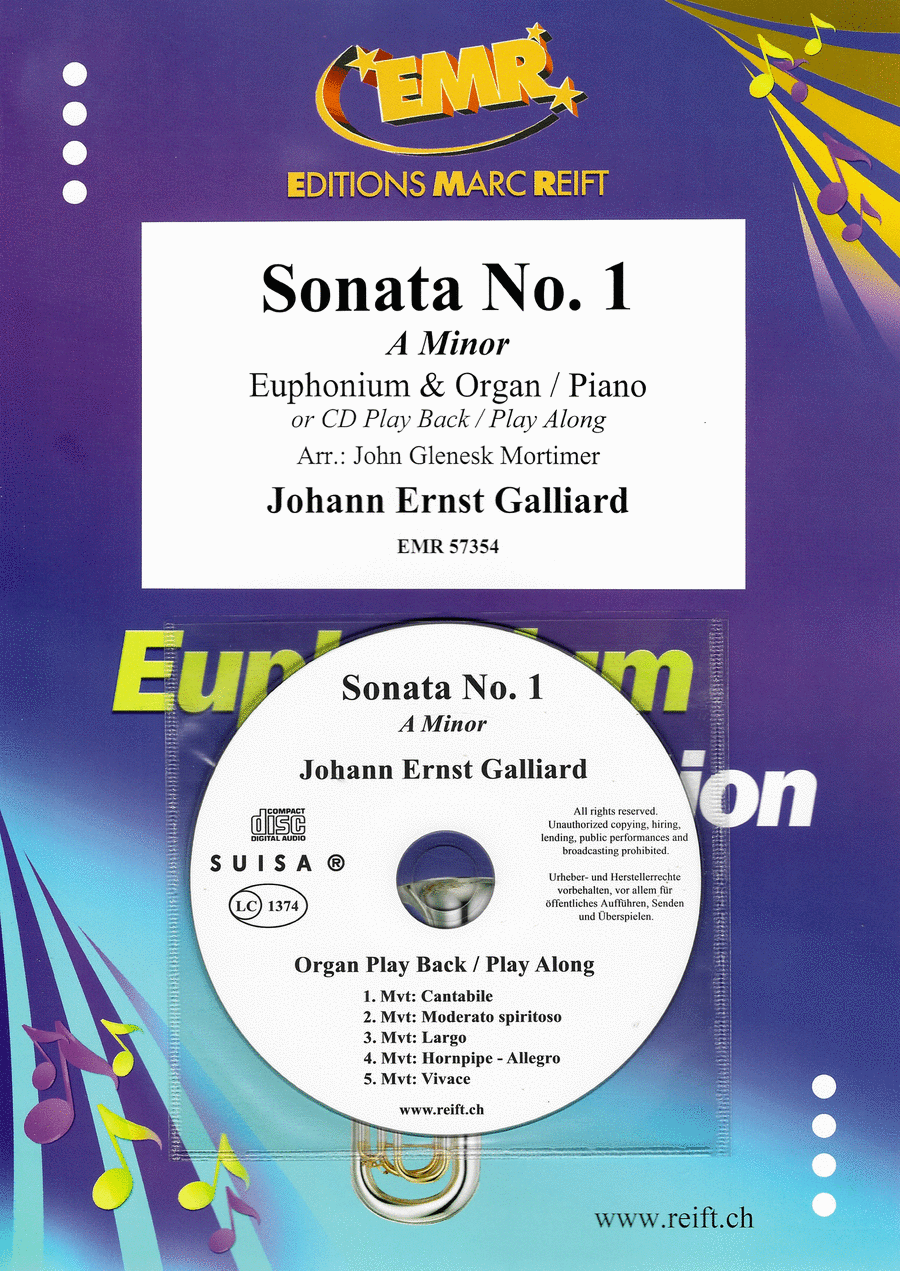 Sonata No. 1 Euphonium scores gallery preview page 1