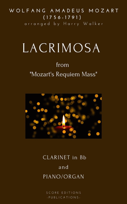 Lacrimosa - Mozart (for Clarinet in Bb and Piano/Organ)