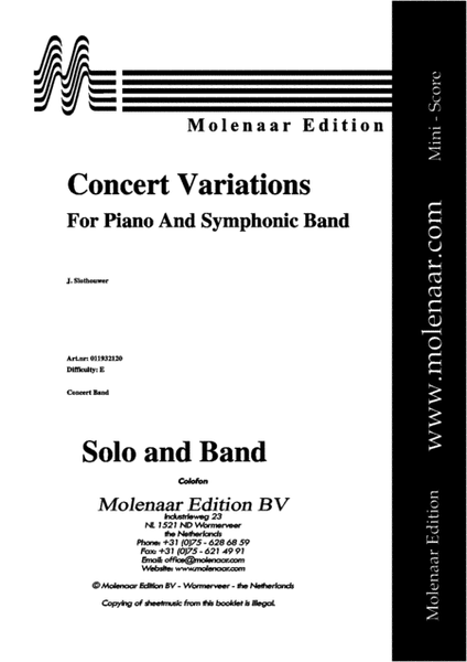 Concert Variations