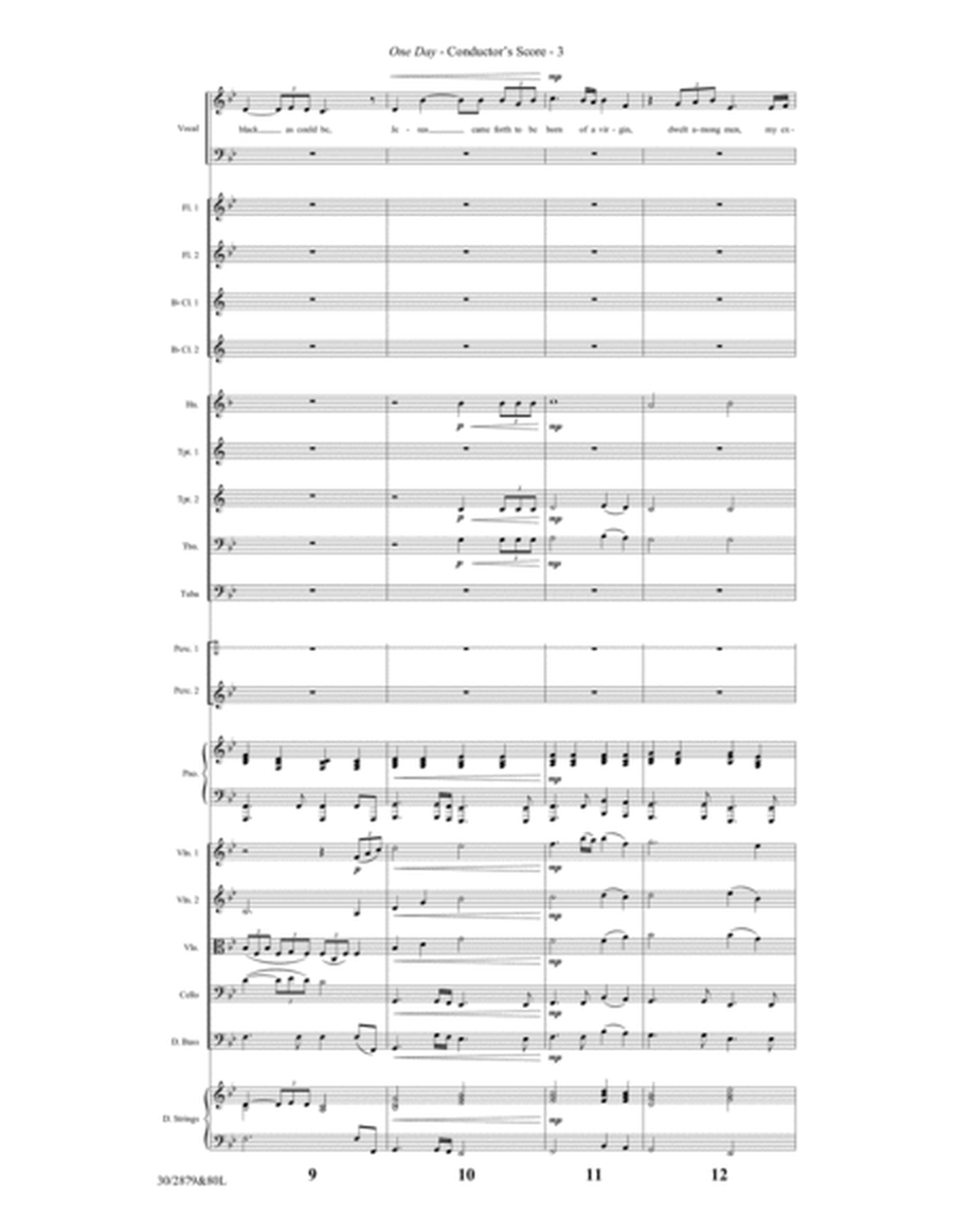 One Day - Chamber Orch Score and Parts