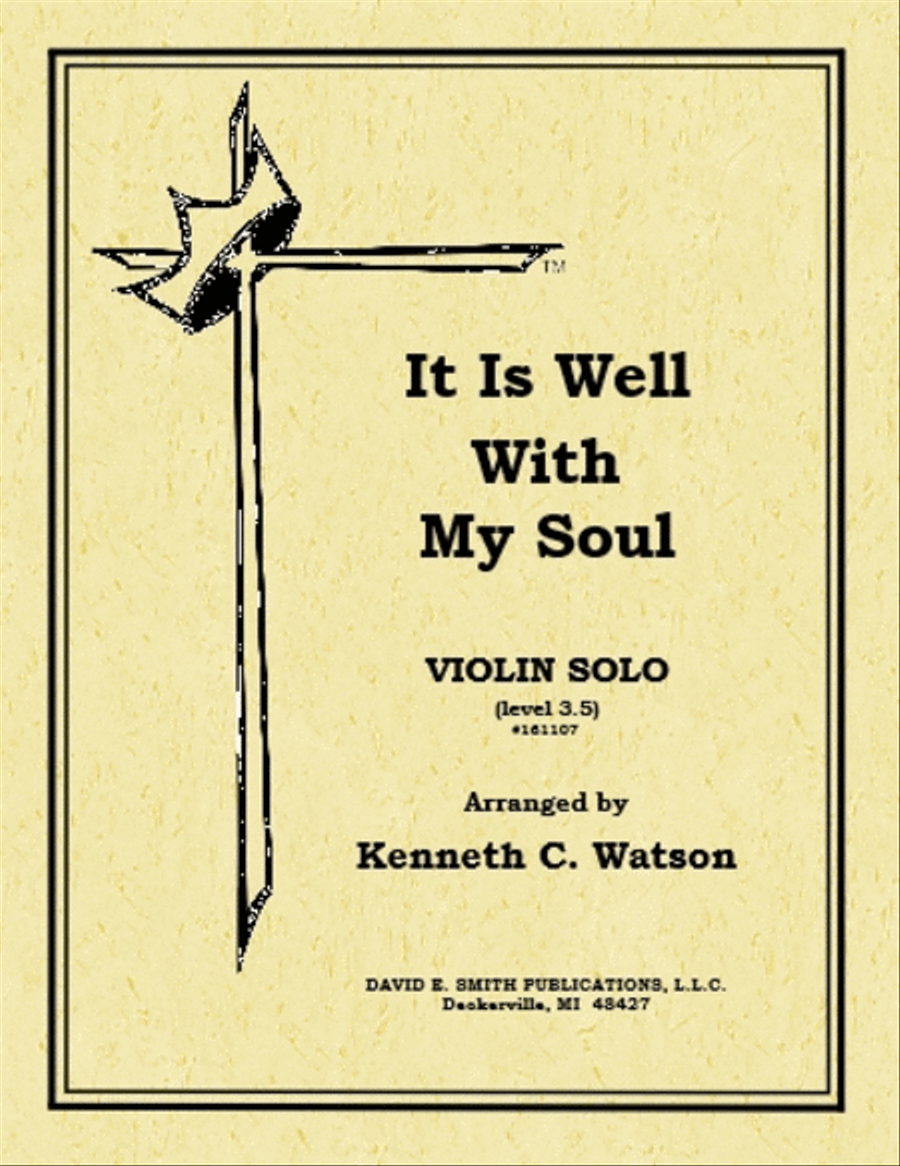 It Is Well With My Soul It Is Well With My Soul Violin Solo scores gallery preview page 1