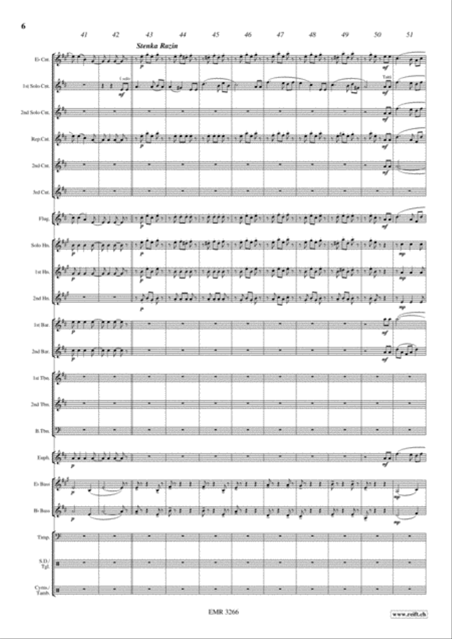 Russian Impressions Brass Band scores gallery preview page 7