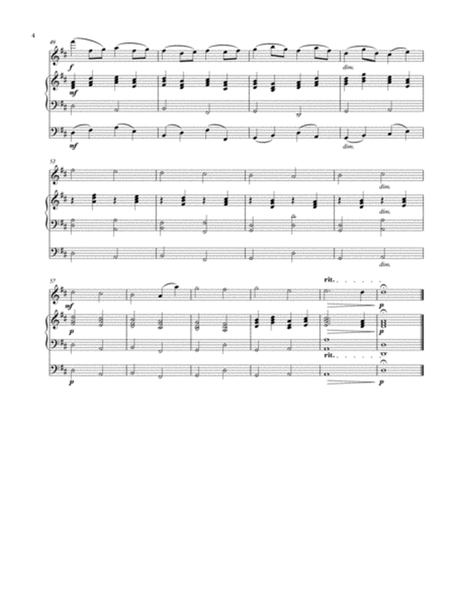 Pachelbel's Canon Flute Piano and Cello Trio image number null