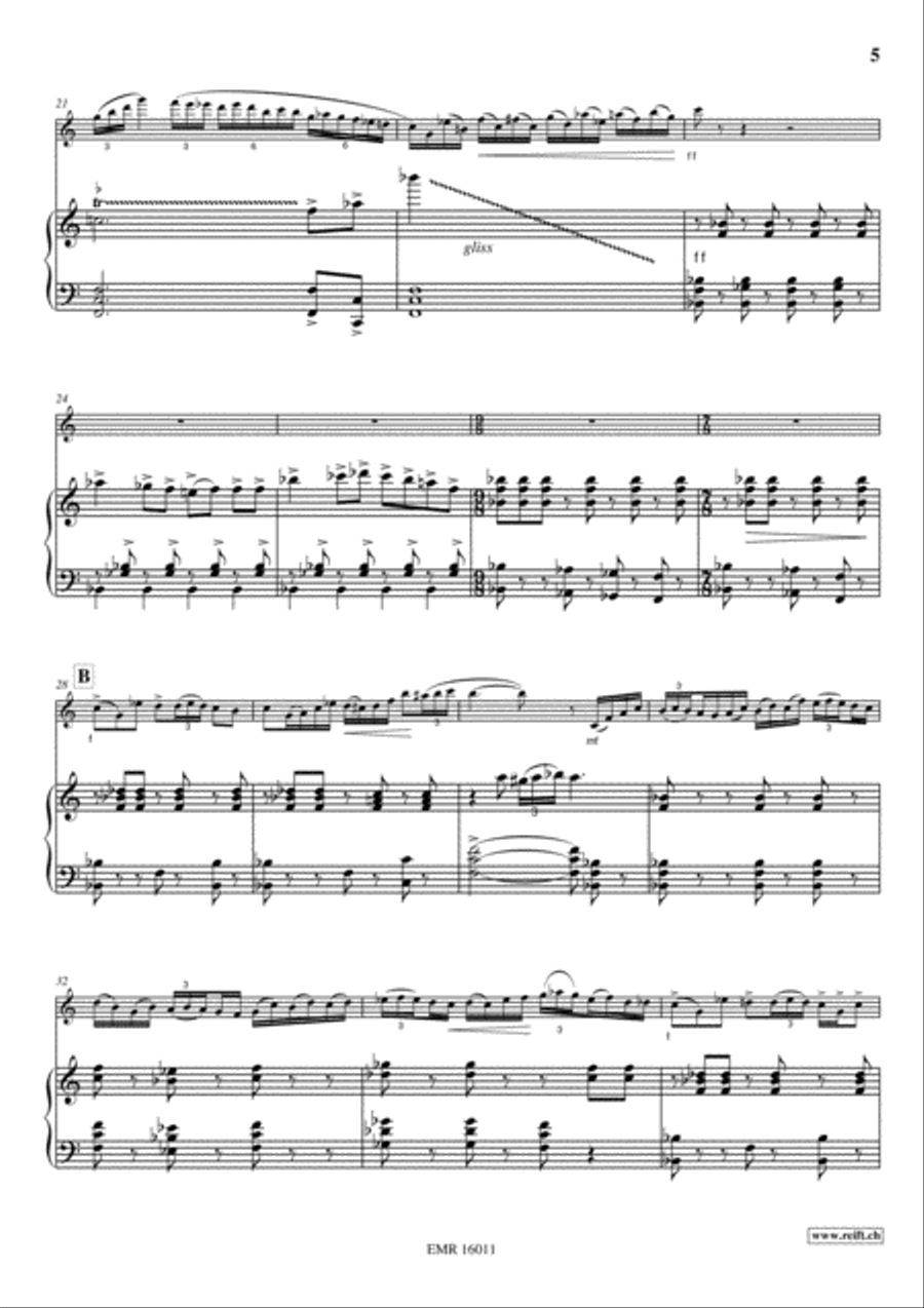 Saltatio Diabolica Clarinet Solo scores gallery preview page 7